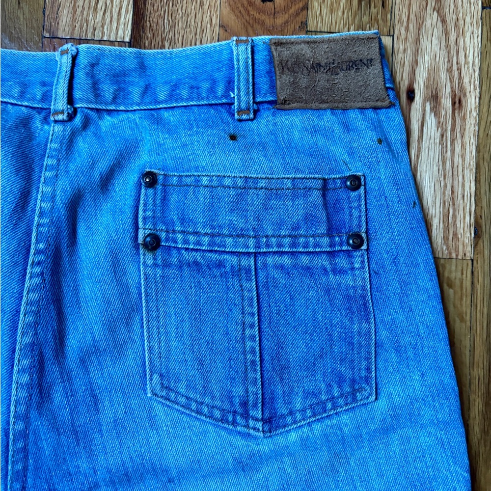 Yves Saint Laurent vintage jeans! 1970’s. Perfect condition.